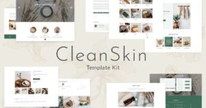 CleanSkin | Handmade Organic Soap & Natural Cosmetics Template Kit - Nulled Download - EmpireGPL