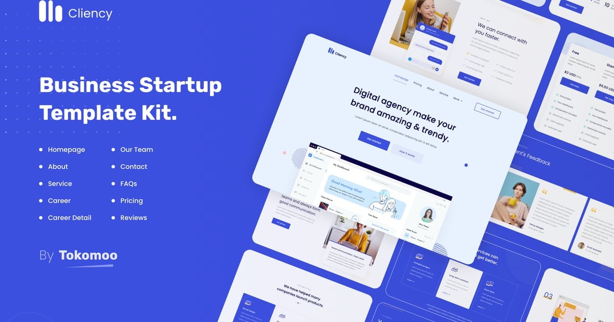 Clientcy | Business & Startup Elementor Template Kit - Nulled Download - EmpireGPL