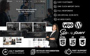Coacha - Coaching & Online Courses WooCommerce WordPress Theme - Nulled Download - EmpireGPL