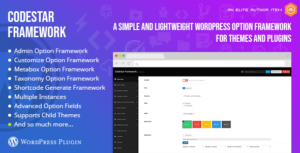 Codestar Framework - A Simple and Lightweight WordPress Option Framework for Themes and Plugins - Nulled Download - EmpireGPL