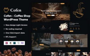 Cofen - Coffee Shop WordPress Theme - Nulled Download - EmpireGPL