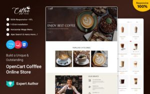 Coffee - Coffee and Tea, Drinks and Beverages Store OpenCart Theme OpenCart Template - Nulled Download - EmpireGPL