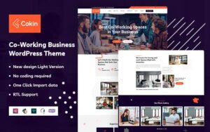Cokin - Co-Working Business WordPress Theme - Nulled Download - EmpireGPL