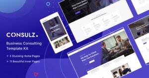 Consulz - Consulting Company Elementor Template Kit - Nulled Download - EmpireGPL