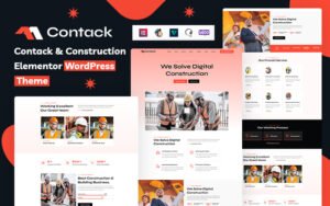 Contack - Construction Elementor WordPress Them WordPress Theme - Nulled Download - EmpireGPL