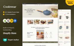 Cookware - Appliances, Kitchen and Crockery Shopify Multipurpose Responsive Theme Shopify Theme - Nulled Download - EmpireGPL