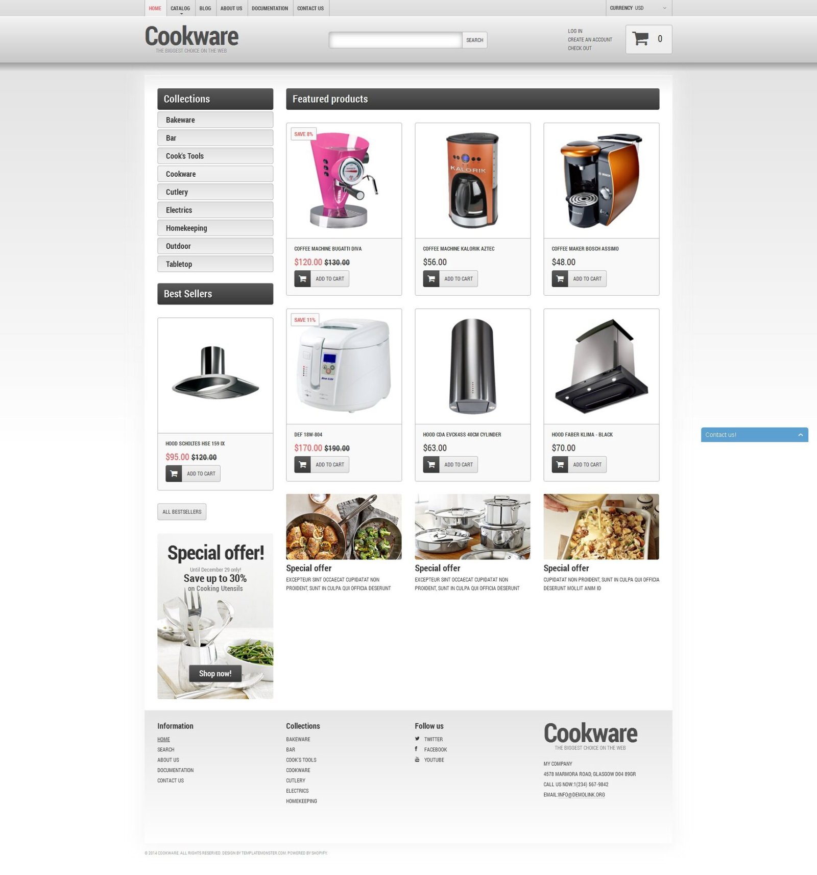 Cookware Shopify Theme – Nulled Download – EmpireGPL