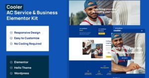 Cooler - AC Service & Business Elementor Pro Template Kit - Nulled Download - EmpireGPL