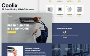 Coolix – Air Conditioning & HVAC Services WooCommerce Theme - Nulled Download - EmpireGPL