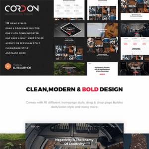 Cordon - Responsive One Page Theme - Nulled Download - EmpireGPL