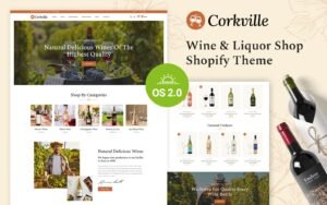 Corkville - Wine and Liquor Store Shopify 2.0 Responsive Theme Shopify Theme - Nulled Download - EmpireGPL