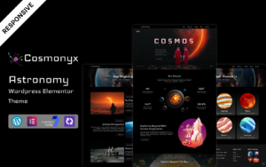 Cosmonyx - Astronomy Wordpress Elementor Theme WordPress Theme - Nulled Download - EmpireGPL