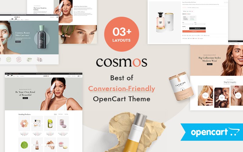 Cosmos – Cosmetics, Spa, Skincare & Beauty OpenCart Theme. OpenCart Template – Nulled Download – EmpireGPL