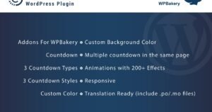 Countdown - Addons for WPBakery Page Builder - Nulled Download - EmpireGPL