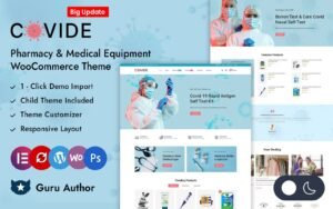 COVIDE - Medical Healthcare Store Elementor WooCommerce Responsive Theme WooCommerce Theme - Nulled Download - EmpireGPL