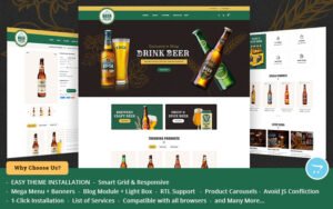 Craft Beer - OpenCart Theme for Online Brewery Store OpenCart Template - Nulled Download - EmpireGPL