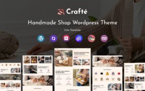 Crafté - Handmade And Crafting Multipurpose Responsive WordPress Theme - Nulled Download - EmpireGPL
