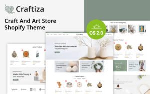 Craftiza - Handmade Art Craft Store Shopify 2.0 Responsive Theme Shopify Theme - Nulled Download - EmpireGPL