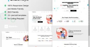 CraftMaya - IT Solutions & Services Company Elementor Template Kit - Nulled Download - EmpireGPL