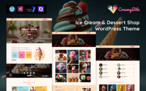 Creamy Bite – Ice Cream & Dessert Shop WordPress Theme - Nulled Download - EmpireGPL