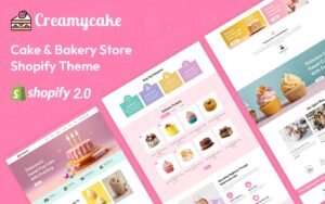Creamycake - Cake and Bakery Store Shopify 2.0 Responsive Theme Shopify Theme - Nulled Download - EmpireGPL