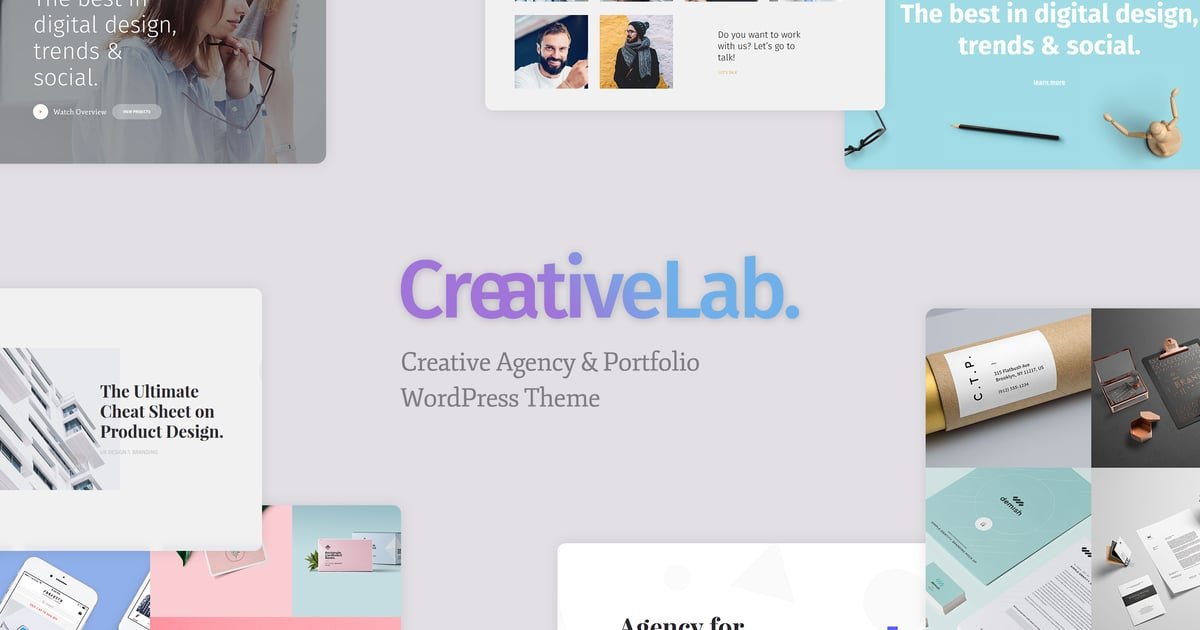 Creative Lab – Creative Studio & Agency Portfolio – Nulled Download – EmpireGPL