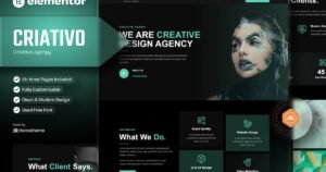 Criativo - Creative Agency & Portfolio Elementor Template Kit - Nulled Download - EmpireGPL