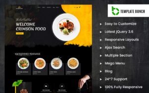 Crimson Food - Responsive Shopify Theme for eCommerce - Nulled Download - EmpireGPL