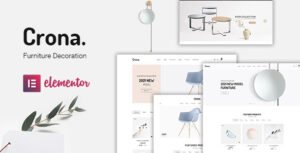 Crona - Furniture Decoration WooCommerce WordPress Theme - Nulled Download - EmpireGPL