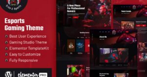 CROX | Esports & Gaming Elementor Template Kit - Nulled Download - EmpireGPL