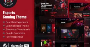 Crox | Esports & Gaming Elementor Template Kit - Nulled Download - Empiregpl