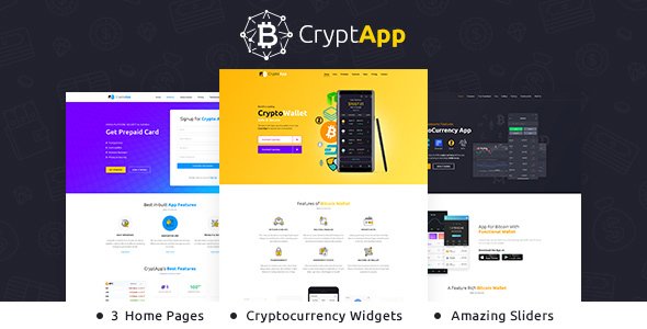 Crypt App - Landing Page WordPress - Nulled Download - EmpireGPL