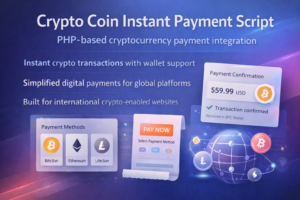 Crypto Coin Instant Payment Script