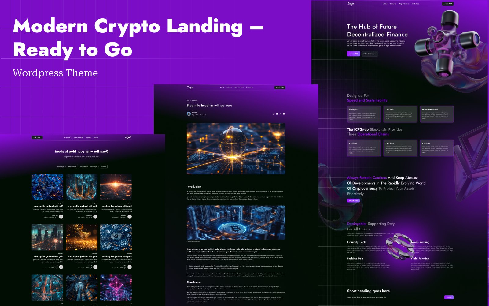 Crypto – WordPress Theme for Decentralized Finance – Nulled Download – EmpireGPL