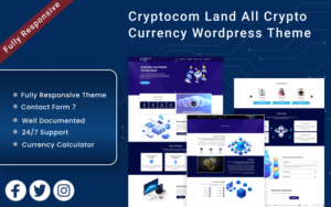 Cryptocom land - All Crypto Currency Wordpress Theme WordPress Theme - Nulled Download - EmpireGPL