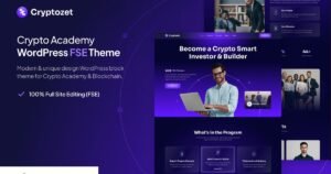 Cryptozet – Crypto & Blockchain Academy WP Theme - Nulled Download - EmpireGPL