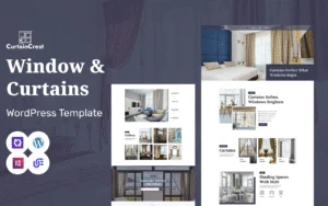 Curtain Crest - Windows, Curtains, Textile & Interior Design Wordpress Elementor Theme - Nulled Download - Empiregpl