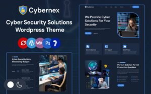 Cybernex - Cyber Security Solutions Elementor Wordpress Responsive Theme WordPress Theme - Nulled Download - EmpireGPL