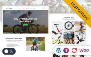 CYZIX - Bicycle Shop Elementor WordPress Responsive Theme WordPress Theme - Nulled Download - EmpireGPL