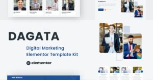 Dagata - Digital Marketing Elementor Template Kit - Nulled Download - EmpireGPL