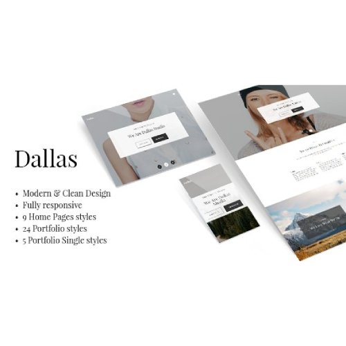 Dallas - Minimal Portfolio & Business Theme - Nulled Download - EmpireGPL