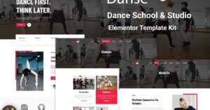 Danse - Dance School and Studio Elementor Template Kit - Nulled Download - EmpireGPL
