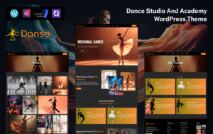 Danso - Dance Studio And Academy WordPress Elementor Theme WordPress Theme - Nulled Download - EmpireGPL