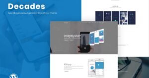 Decades - App Showcase & App Store WordPress Theme - Nulled Download - EmpireGPL