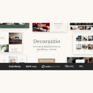 Decorazzio - Interior Design and Furniture Store WordPress Theme - Nulled Download - EmpireGPL