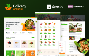 Delicacy - Organic & Food Store Elementor WordPress Theme - Nulled Download - EmpireGPL