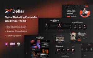 Dellar - Digital Marketing Elementor WordPress Theme - Nulled Download - EmpireGPL