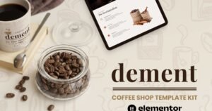 Dement - Coffee Shop Elementor Template Kit - Nulled Download - EmpireGPL