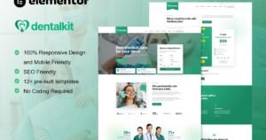 Dentalkit - Dentist & Medical Service Elementor Template Kit - Nulled Download - EmpireGPL
