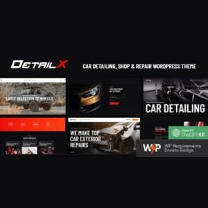 DetailX - Car Detailing, Shop & Repair WordPress Theme - Nulled Download - EmpireGPL